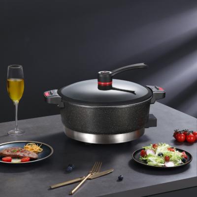 China Large Capacity Outdoor Pan Electric Panci Panci With Non Stick Coating Electric Hot Pot for sale