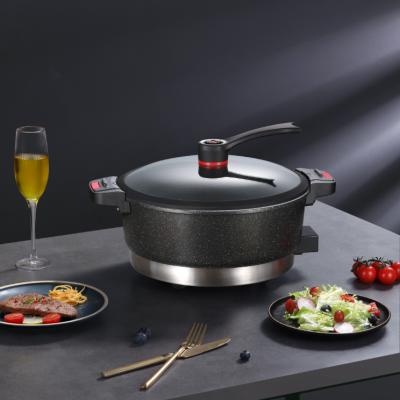 China Outdoor Non Stick Electric Multifunction Square Fryer Pan Electric Skillet Electric Frying Pan for sale