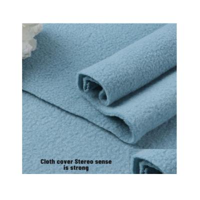 China Viable Wholesales Stock Customize 100% Polyester Recycle Heavyweight Fleece Fabric Jacket Blanket Warmth for sale