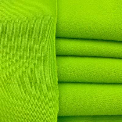 China Wholesale Cheap Price Polyester Velvet Fleece Fabric Brush Moisture-absorbent Anti-pilling Knit Fabric Winter for sale