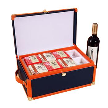 China Handmade Simple Bottle Wine Box Birthday Party Housewarming Wedding Wooden Wine Box for sale