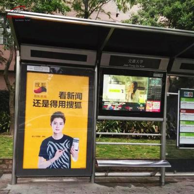 China Bus shelter indoor outdoor advertising poster high quality custom printing low price for sale