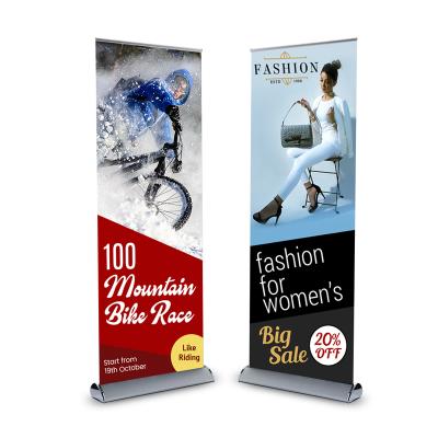 China FLY Manufactures Custom Economical Roll Up Display Roll Up Advertising Banner Stand for sale