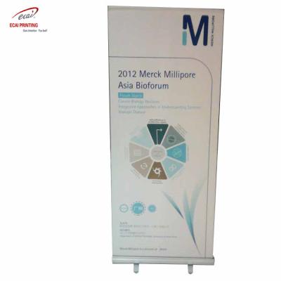 China 2018 Retractable Portable Hot Sale Exhibition Advertising Promotion 80x200cm Roll Up Banner Stand for sale