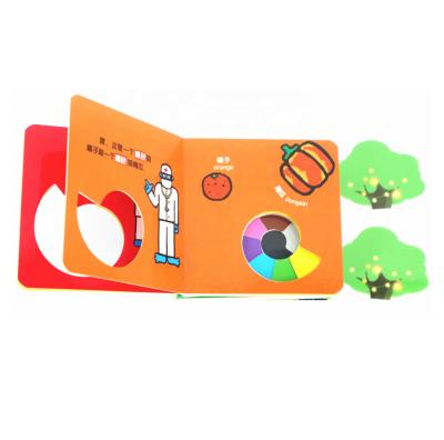 China Advertising children's cartoon enlightenment puzzle books for early education for sale