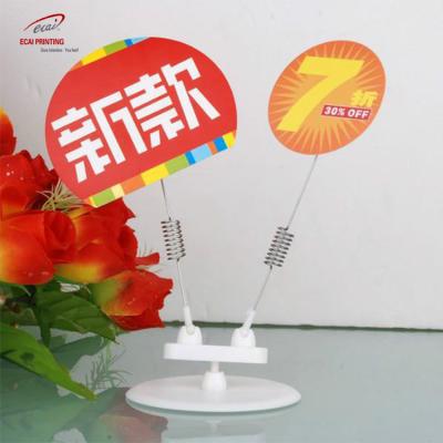 China Easy installation beijing ecai custom printed vinyl shelf wobblers for promotion for sale