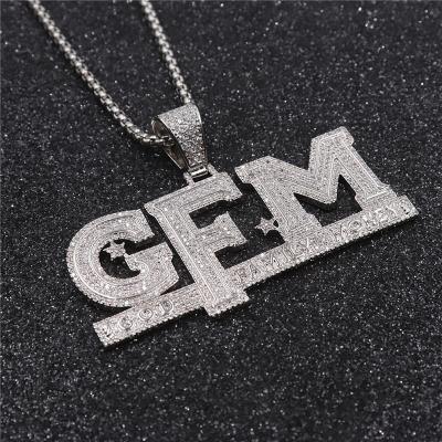 China Hip Hop Hip Hop Hitter Full Iced Out S925 Pure Silver 10k 14k 18k Gold Moissanite Round Dish Custom Logo Pendant for sale