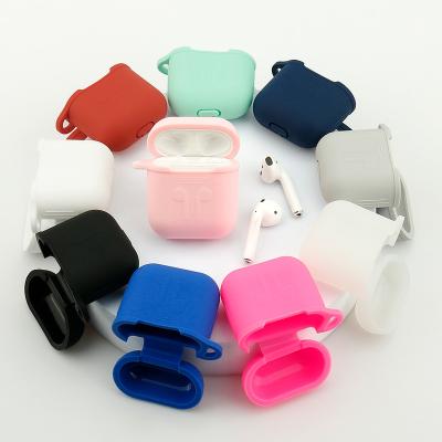 China Protect Earphone Apple Thick Silicone Case , Wireless Headset Case. silicone earphone cover for sale