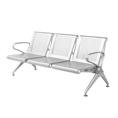 China Modern Iron Hospital Chair Metal Stainless Steel 3 Seater Price Airport Waiting Station Airport for sale