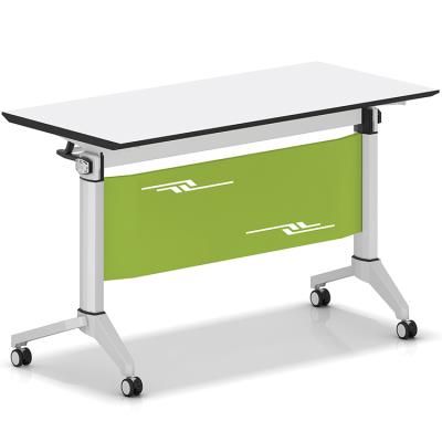 China Factory Design Foldable Manufacturing New Arrival Unique Wood Training Desk Table Fast Delivery for sale