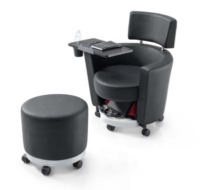 China Rotation Mobile Type Training Chair With Removable Casters For Training Room for sale