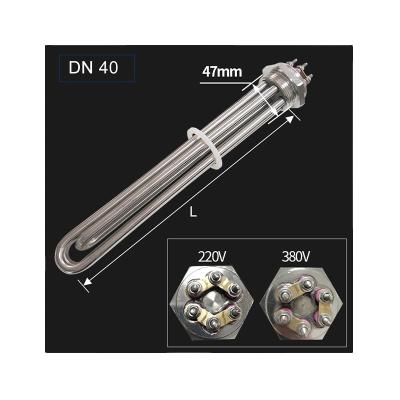 China Hot Sale Hotels Water Heater Immersion Heating Element Threaded Electric Heat Pipe for sale