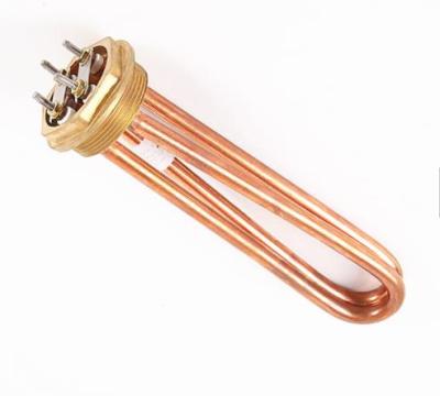 China Hotels Industrial Electric Water Flange Immersion Heater Element Tubular Heating Tube For Furnase Oil 220v 380v 3 Phase for sale