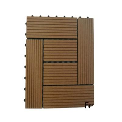 China New Modern Outdoor Garden Balcony DIY Environmental Protection Plastic Wood Flooring for sale