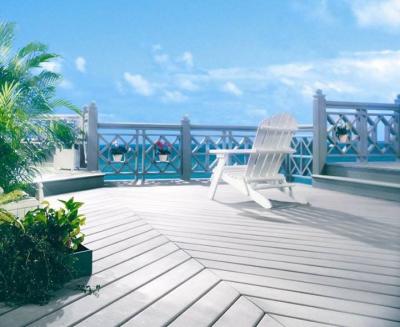 China Exterior Square Marina Wood Wpc Composite Decking Modern Anti-Slip Wpc Decking for sale