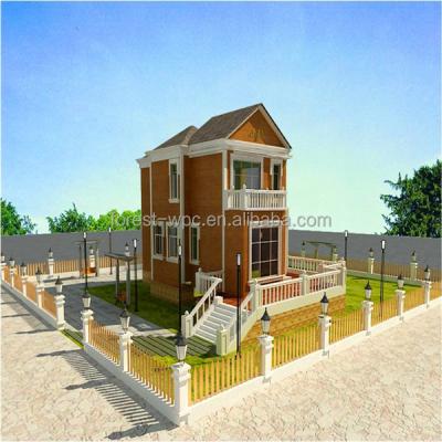 China Elegant Hotel 3000X4000mm FRSTECH wpc House in Garden Wpc High Quality Garden House for sale