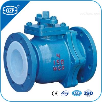 China ANSI WCB PTFE Carbon Steel Valve Body General Seat 2inch 4inch 6inch 8inch Trunnion-Mounted Ball Valve 2 Pieces for sale