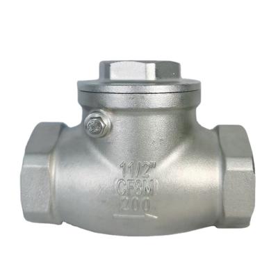 China General Check Valve Female Thread DN40 304 for sale