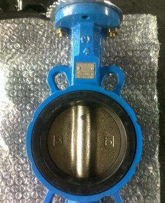 China General type butterfly valve, PN10, DN100, cast iron material, soft seal, speed wafer operation for sale