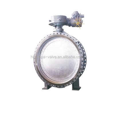 China General Worm Wheel Driving 3 Inch DN80 Butterfly Valve With Hard Sealing for sale