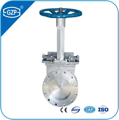 China General Stainless Steel 304 304L 316 316L Knife Gate Valve CF3 CF3M CF8 CF8M Materials Flange ASTM A351 Type for sale