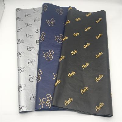 China Logo Gift Tissue Paper Clothes Printed Custom Moisture Proof Shoes Wrap Cloth Wrapping Tissue Paper for sale