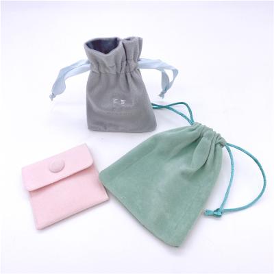 China Recyclable Custom Luxury Silk Satin Jewelry Pouch And Box With Logo for sale