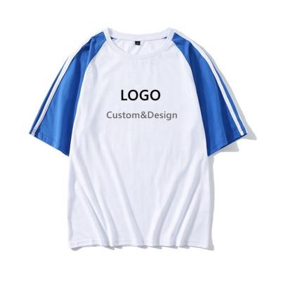 China Custom Logo Printed Oversized Short Sleeve Anti-Wrinkle T-shirt Mens T-shirts Custom Made Mens T-shirts for sale