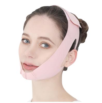 China JUNLAIKANG Slim Lift Chin Cheek Slimming Strap Belt Reusable Face Belt V-Line Shaper Face Lift for sale