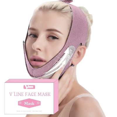 China Lady Facial Slimming JLK Chin V Thin Line Sleeping Mask Belt Lady Facial Slimming Anti-Aging Face Lifting Tape Slimming Belt for sale