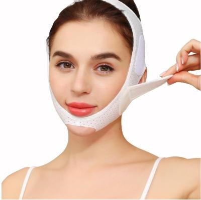 China Breathable JLK V Line Chin Strap Double Chin Reducer Face Lifting Belt Slimming Strap for sale