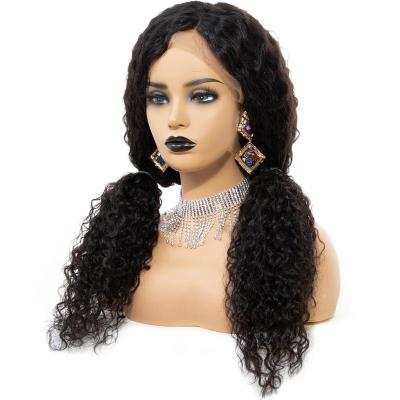 China Wholesale Jerry Curl Factory Wigs 150%Density hair lace jerry curl Virgin Front Wigs Headband 13*4 Brazilian jerry hair wigs for sale