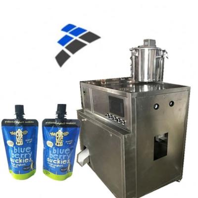 China Food Pouch Forming And Automatic Pouches Filling Machine Spout Juice Filling Maschine for sale