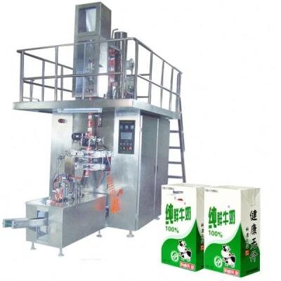 China Food Milk Complete Juice Packaging Production Line Brick Carton Filler Sealing Machine for sale