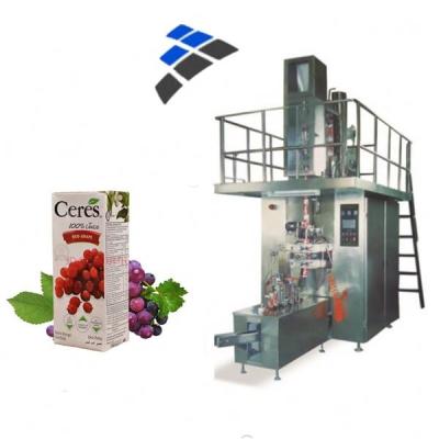 China Automatic Screen Liquid Food Digital Display Packaging Machine Square Box Cardboard Box Juice Filling Line Aseptic Thin Brick for sale