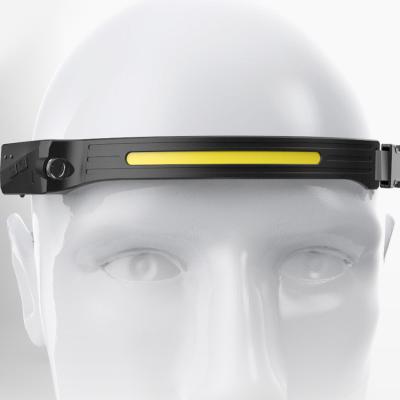 China LED Induction Intelligent Sensing Headlamp USB Rechargeable COB Headlamp Emergency Headlamp à venda