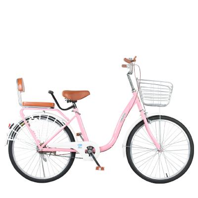 China Wholesale Lady Bike 24/26 Inch City Bike Cheap Price Good Quality From Factory Fashionable Beautiful City Bicycle For Sale à venda