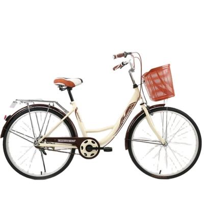 China Factory direct hot sale cheap city bike 24 inch single speed women city bicycle for sale