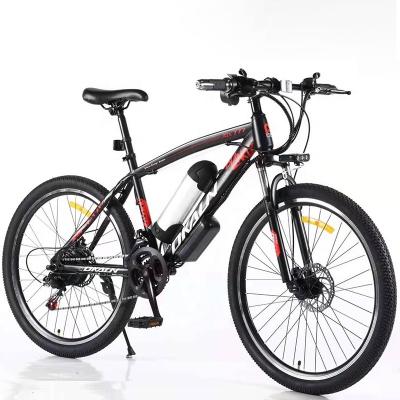 China 26 Inch Hidden Battery Electric Bicycle Electric Bike Max Black White Cheap OEM Motor Frame Mountain Power Time Charging Sales for sale