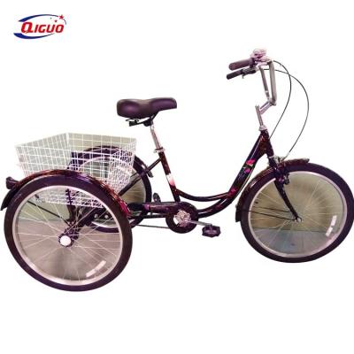 China New model 20 inch elderly vegetable basket adult tricycle for sale