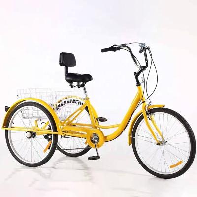 China 24inch single speed 3 wheel bike/ pedicab/folding trike/tricycles china à venda