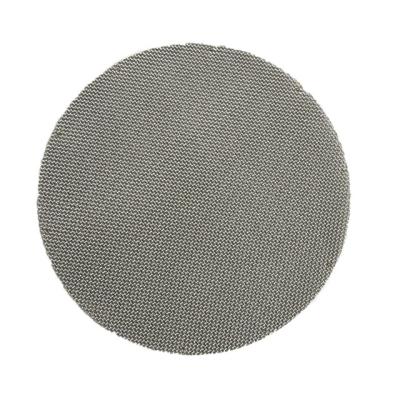 China Corrosion Resistance 10 50 25 Micron Metal Wire Mesh Stainless Steel Wire Cloth Filter Disc for sale