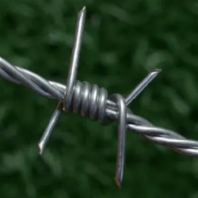 China Rust Resistant High Security Galvanized Industrial Grade Building Durable Barbed Wire Fences for sale