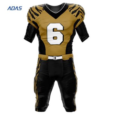 China Oem Plain American Football Jersey Uniform Sublimation Polyester Cool Dry Rinsing Personalised for sale