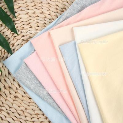 China Soil Repellent Hot Spring And Breathable Summer Single Tank Top Class A Knitted Cloth Baby Onesie Homewear Fabric for sale