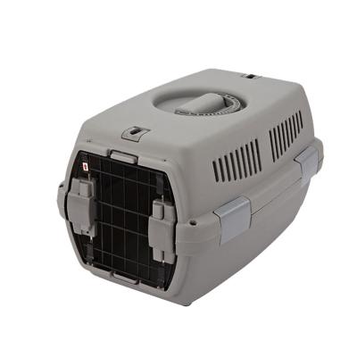 China Best Selling Breathable Small Flying Cage Carrier Travel Dog Large Plastic Pet Carrier Breathable Dog Cages Outdoor for sale