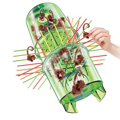 China ABS Plastic Monkeys Game Pull Stick Monkey Drop Travel Collapsing Game for sale