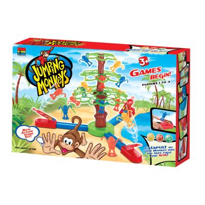 China PP PS Family Fun Activity Game Jumping Monley Catapult Game Desk Set for sale