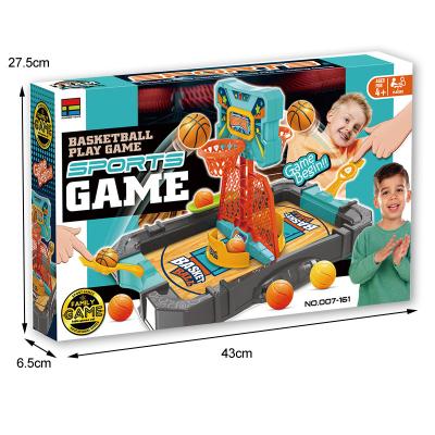 China Indoor Entertainment Board Game Family Game Sports Tabletop Toy 2 Players Basketball Shootout Game Ball Shooting for sale