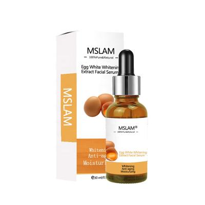 China New Arrival Product MSLAM Eggs Moisturizer Whitening Extract Serum 30ml Anti Aging Whitening Vitamin C For Face for sale